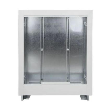 Шкаф коллекторный 770х600x120 (0,7 мм) внутренний №3 Белый глянец Thermo Alliance - 4