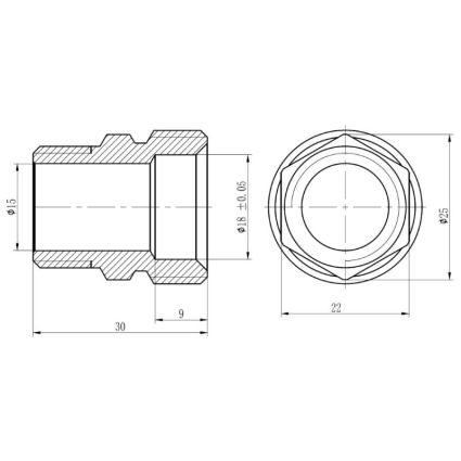 Згін металопл 20*1/2з SD Forte - 2