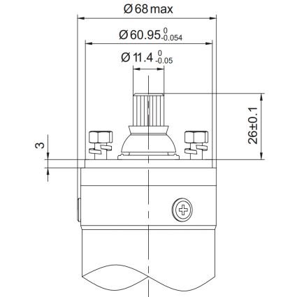 Насос погр центр Ø80 1.1кВт 161(61)м 5(45)л/мин 70м кабель 777405 - 5