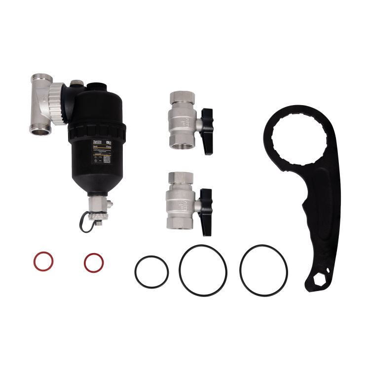 Фільтр-дешламатор Thermo Alliance Forte 1&amp;quot;, поворотний (магнітний шламоуловлювач) TAF400G25 - 9