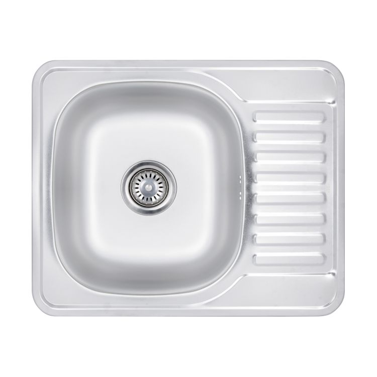 Кухонна мийка Brinex 5848 0,8 мм Satin (BRIN5848SAT08) - 1