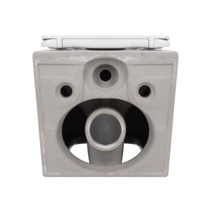 Унітаз підвісний Crow Rimless 485х340х330 мм, White, з сидінням Slim Duroplast/ Soft-close/ Quick Release QT05335171RW Qtap - 5