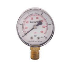 Манометр SD Plus 50мм 1/4&quot;, нижнее подключение 10 бар SD17010B