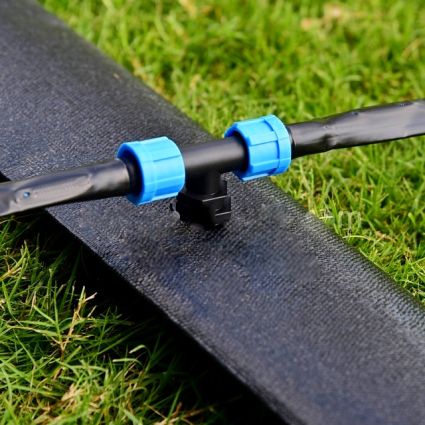 Стартер трійник з піджимом Presto-PS для крапельної стрічки (TT-0417) - 2