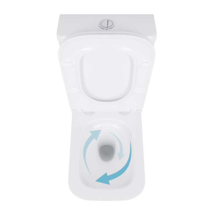 Унітаз-компакт Qtap Tern з сидінням Soft-close QT17222093ARW - 6