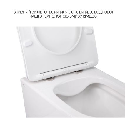 Комплект Qtap Swan 2 в 1: унітаз підвісний Rimless + біде підвісне - 4