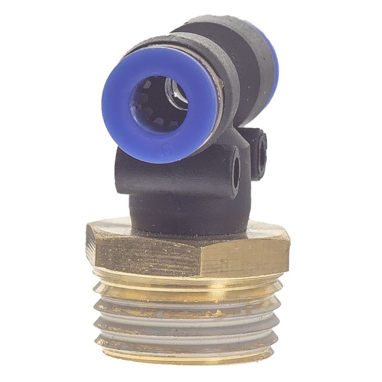 Штуцер цанговий (Т-подібний) Ø6*6*6мм МТ 1/2&amp;quot; Sigma (7027351) - 4