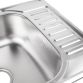 Кухонна мийка Brinex 5848 0,8 мм Micro Decor (BRIN5848MDEC08) - 5