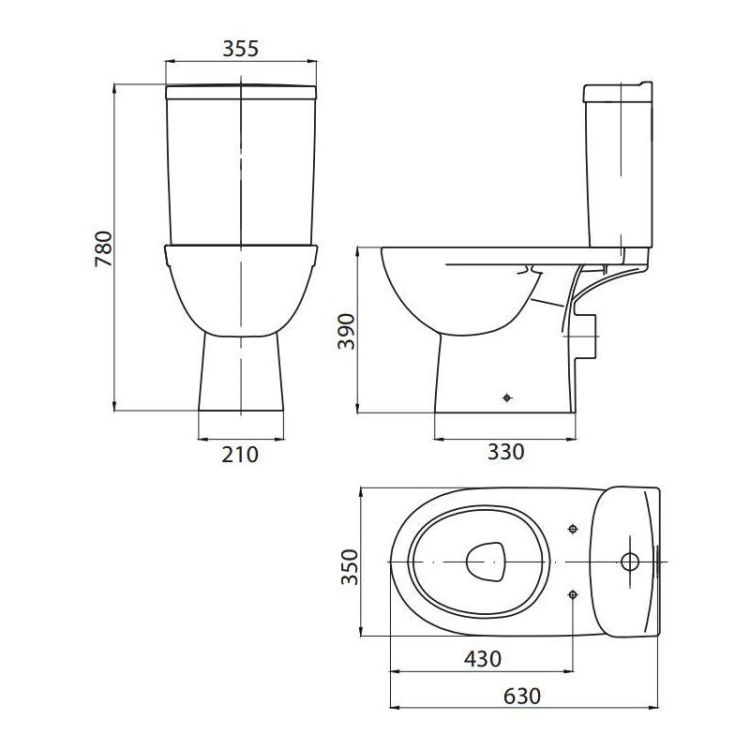 Унітаз-компакт Kolo FREJA Premium L79047000 - 2