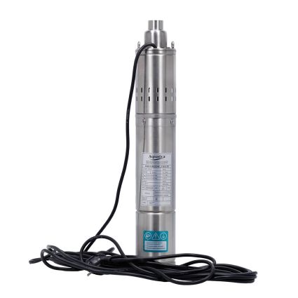 Насос шнековый 0.5кВт H 107(34)м Q 40(30)л/мин Ø96мм 10м кабеля (4QGDM1.8-50-0.5) Aquatica (778212) - 1
