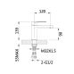 Смеситель для раковины Jay QTJAY270CRW45551 Chrome/White Qtap - 2