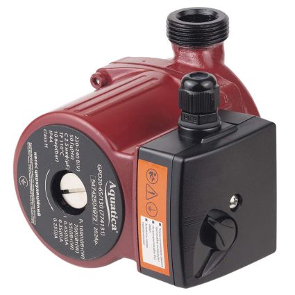 Насос циркуляційний 20-6S/130 +гайка Ø3/4&amp;quot;(бордо) 75л/хв 100Вт 774131 - 3