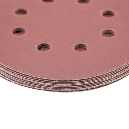 Шлифовальный круг 8 отверстий Ø125мм P240 (10шт) Sigma (9122711) - 4