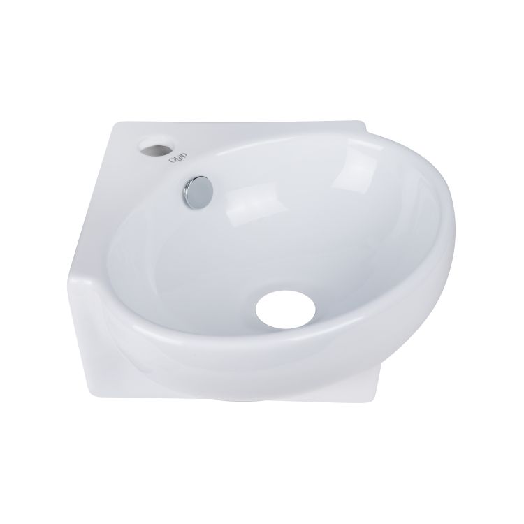 Раковина Qtap Leo 390x365x130 White QT11115010WN - 5