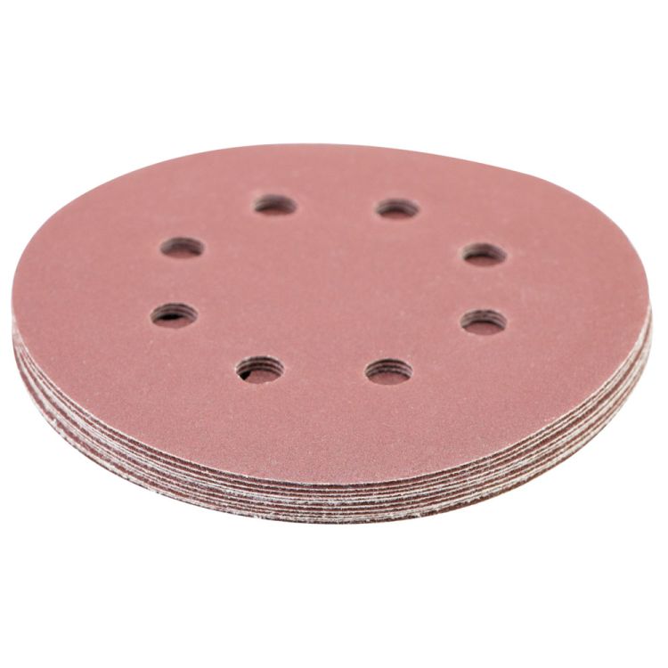 Шлифовальный круг 8 отверстий Ø125мм P240 (10шт) Sigma (9122711) - 3