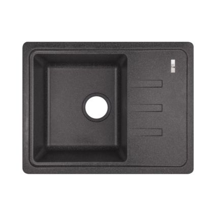 Кухонная мойка Lidz 620x435/200 BLA-03 (LIDZBLA03620435200) - 1