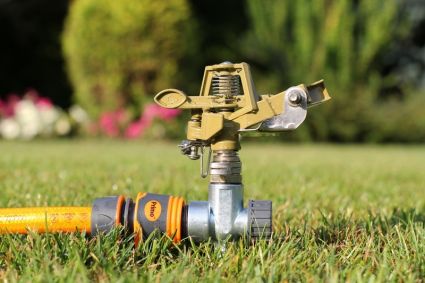 Дощувач Presto-PS зрошувач імпульсний для газону металевий (8105D-BL) - 4