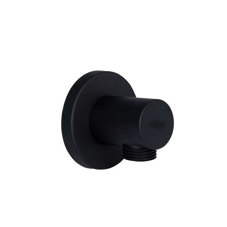 Подключение для шланга Spojeni округле QTCRBB030 Black Matt Qtap - 1