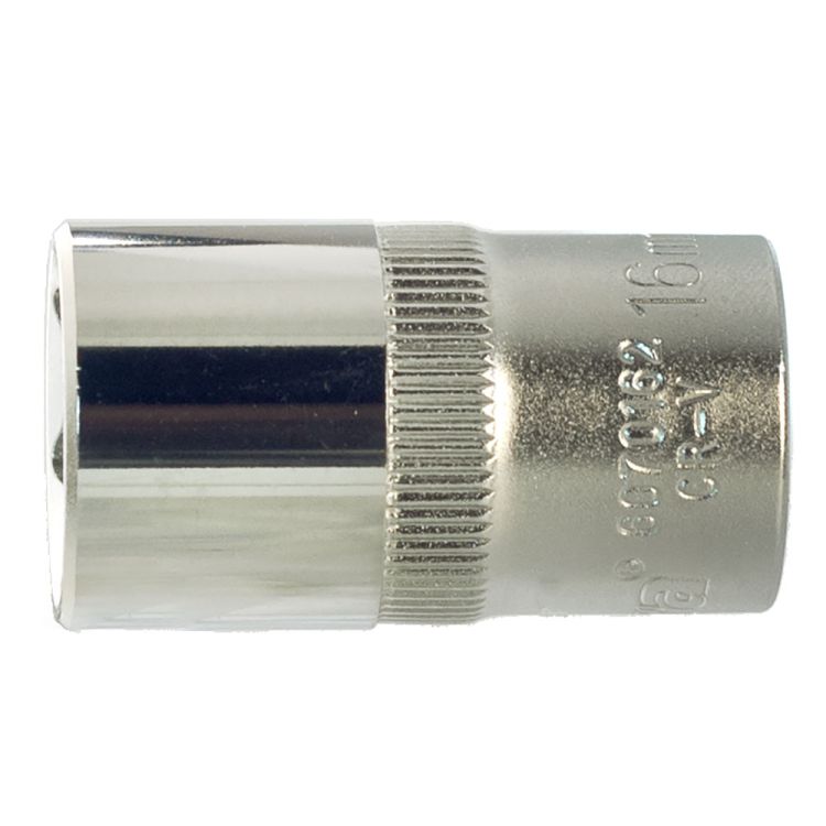 Насадка шестигранная короткая 1/2&amp;quot; 16мм CrV ULTRA (6070162) - 7