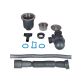 Кухонна мийка Lidz H6050G 3.0 / 0.8 мм Brush Grey (LDH6050GPVD3008) - 7