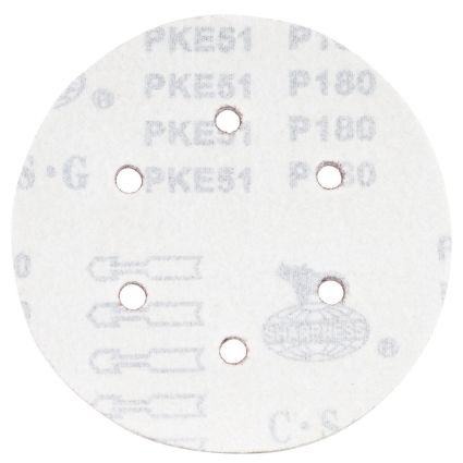 Шлифовальный круг 6 отверстий Ø150мм P180 (10шт) Sigma (9122291) - 2