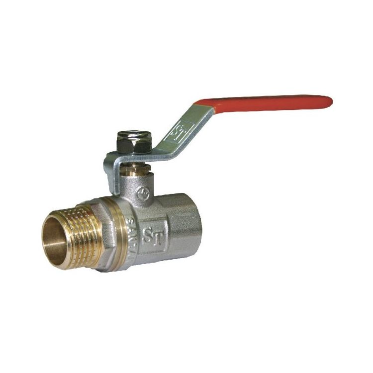 Кран шаровый SANTAN 1/2&amp;quot; Standard ручка наружная/внутренняя - 1