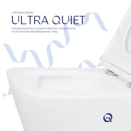 Унітаз підвіснийTern із сидінням Soft-close QT1733052EUQW, Q-tap - 5