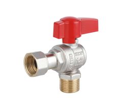 Кран кульовий кутовий 1/2&quot;вз з накидною гайкою Standart TAS224W15 Thermo Alliance