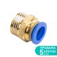 Штуцер цанговий (прямий) Ø12*12мм МТ 1/2&amp;quot; Sigma (7026991) - 1