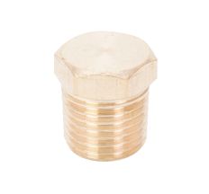 Заглушка с наружным резьбовым соединением 1/4" (латунь) Sigma (7025911)