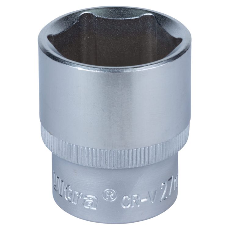 Насадка шестигранная короткая 1/2&amp;quot; 27мм CrV ULTRA (6070272) - 2