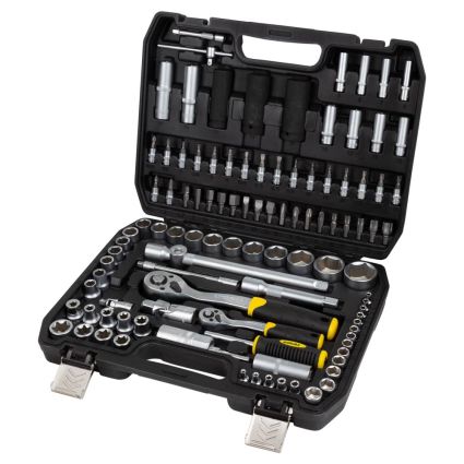 Набор насадок торцевых и биты 1/4&amp;quot; 1/2&amp;quot; 114шт CrV SIGMA (6003781) - 1