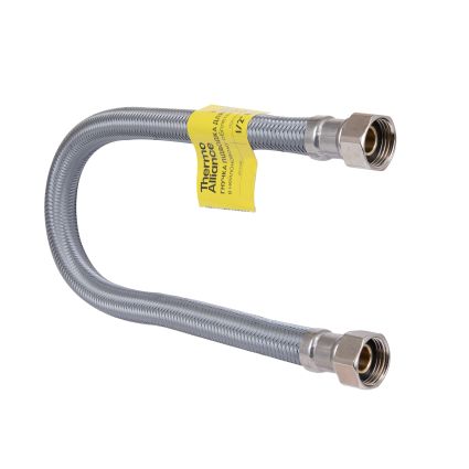 Шланг для води Thermo Alliance Forte D10 (посилений) 40 см NYLON 1/2&amp;quot;x1/2&amp;quot; ВВ TAF383W40 - 1