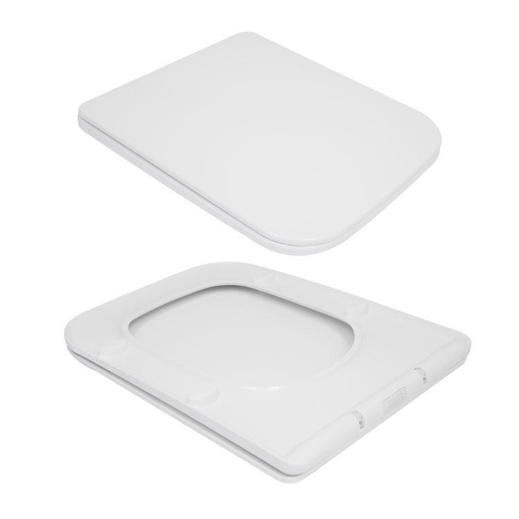 Унітаз підлоговий Qtap Crow Eco Ultra Quiet безобідковий з сідінням Soft-close QTCRO27W51030 - 8