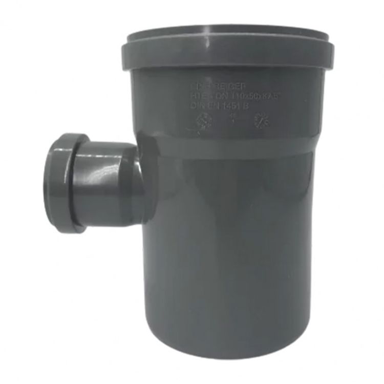 Трійник каналізаційний 110x50x87.5° Reiger - 1