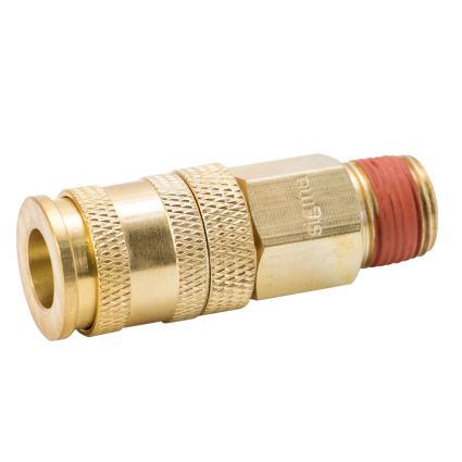 Соединение быстросъемное усиленное с фиксатором 3/8&amp;quot; (латунь) Sigma (7021621) - 3
