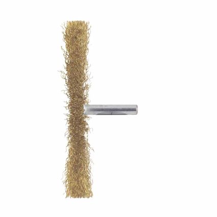 Щетка проволочная дискообразная Ø100мм хвостовик Ø6мм (латунированная) Sigma (9013101) - 4