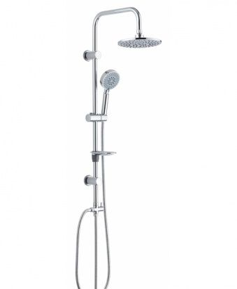 Душевая стойка Valtemo RIMINI VSS-611005 с лейкой, шлангом, мыльницей - 1