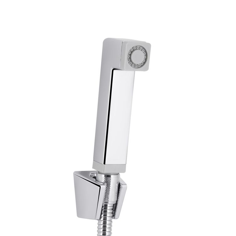 Змішувач для раковини Qtap Gemini (з гігієнічним душем) QTGEM272CRW45691 Chrome/White - 4