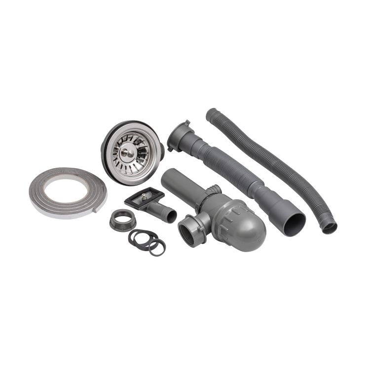 Кухонна мийка Brinex 6080-L 0,6 мм Satin (BRIN6080LSAT06) - 6