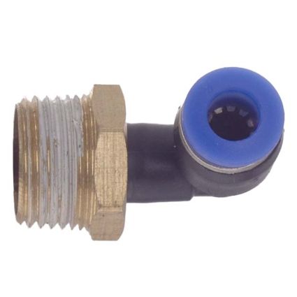 Штуцер цанговый (угловой) Ø6*6*6мм МТ 3/8&amp;quot; Sigma (7027101) - 5