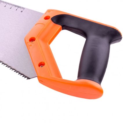 Ножовка по дереву 450 мм, 7-8 TPI, закаленный зуб-2D, линейка, двухкомпонентная рукоятка SPARTA - 3