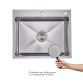 Акційний набір Lidz: мийка H6050H інтегрована Decor Honeycomb 2,5/0,5 мм LDH6050DEC48370 + Змішувач Aria для кухні з гнучким виливом (k35) Grey - 5
