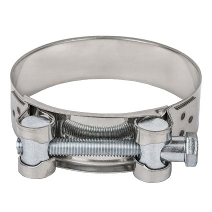 Хомут силовой нержавеющий 24мм Ø80-85мм SIGMA (2508241) - 2
