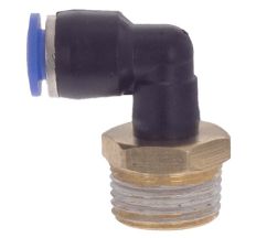 Штуцер цанговий (кутовий) Ø6*6*6мм МТ 3/8" Sigma (7027101)