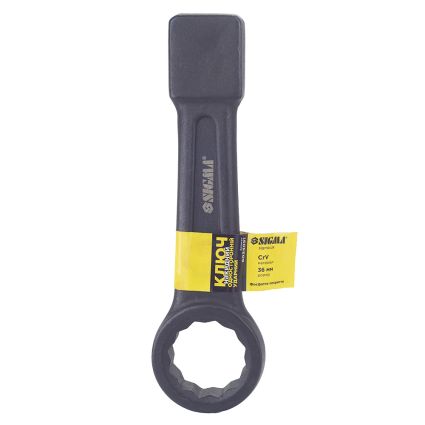 Ключ накидний односторонній ударний 36мм CrV Sigma (6034091) - 2