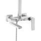 Душова система універсальна Qtap Crow на три споживача (з виливом) QTCRO111CRM48648 Chrome - 3