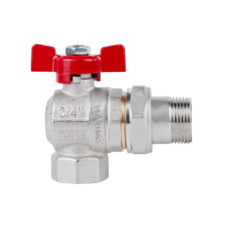 Кран кульовий Icma FAR. ROSSA 3/4&amp;quot; кутовий №361 - 3