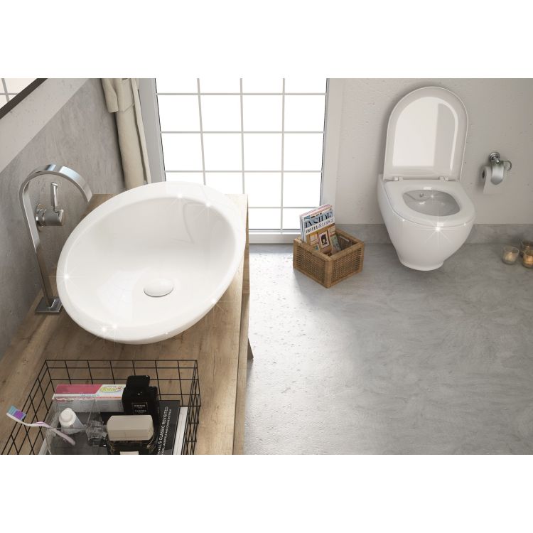 OLIVA Rectangular унітаз 525*365*400мм підвісний в комплекті з сидінням Slim slow-closing - 6