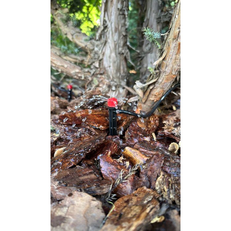 Капельница садовая Presto-PS регулируемая 0-80 л/ч на стойке, в упаковке - 50 шт. (AS-M69) - 10